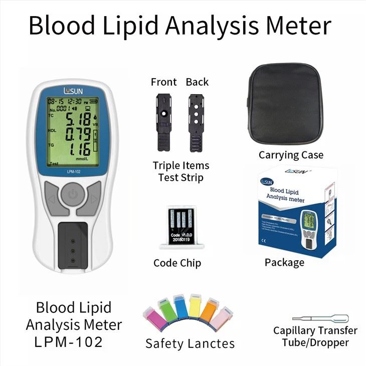 Low Price Guaranteed Quality Cholesterol Meter Blood Lipid Analyzer